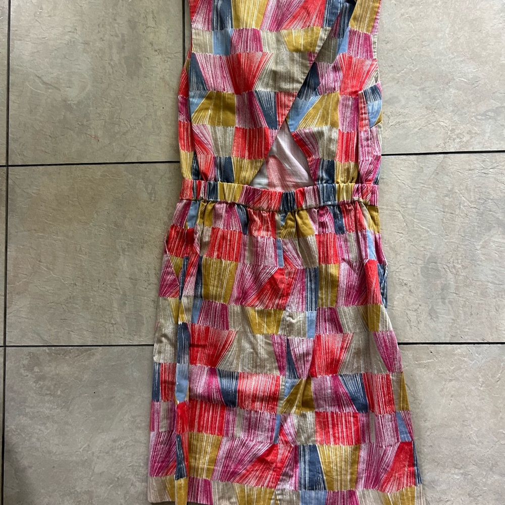 Kate Spade Colorful Geometric Pattern Dress